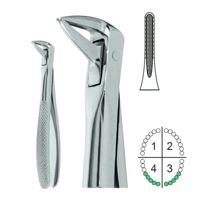 Extracting Forceps English Pattern Fig.74N