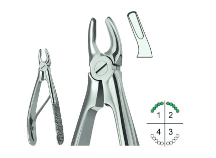Extracting Forceps For Children English Pattern Klein Fig.139