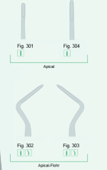 Root Elevator, Apical-Flohr, Standard Handle, Fig.303 (3.5 mm) L - Image 2