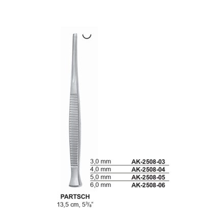 Bone Chisel, Partsch, 2 mm, 13.5 cm