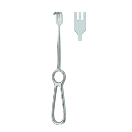 Retractor, Volkmann, 21.5 cm