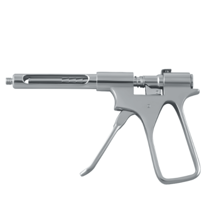Cartridge Syringe, Pistol-Jet, with Aspiration,1,8ml, Metric Thread