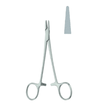 Needle Holder, Baumgartner,0.4mm,12.5cm