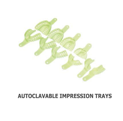 AUTOCLAVABLE IMPRESSION TRAYS (13 PCS) ASSORTED