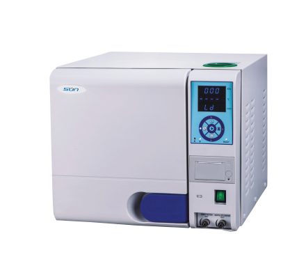 SUN CLASS B AUTOCLAVE 18 LITRES + BUILT-IN PRINTER + SPARE RUBBER DOOR SEAL