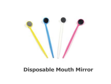 DISPOSABLE MOUTH MIRRORS (100 PCS) ASSORTED