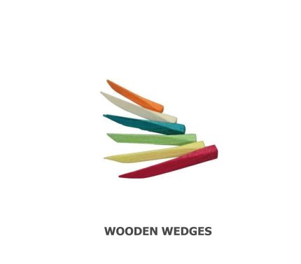 WOODEN WEDGES Assorted (100 PCS)